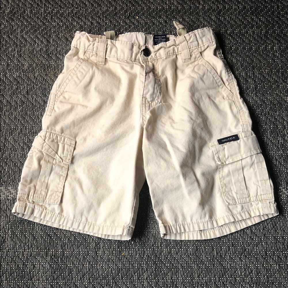 Nautica Boys Cream Cargo Shorts